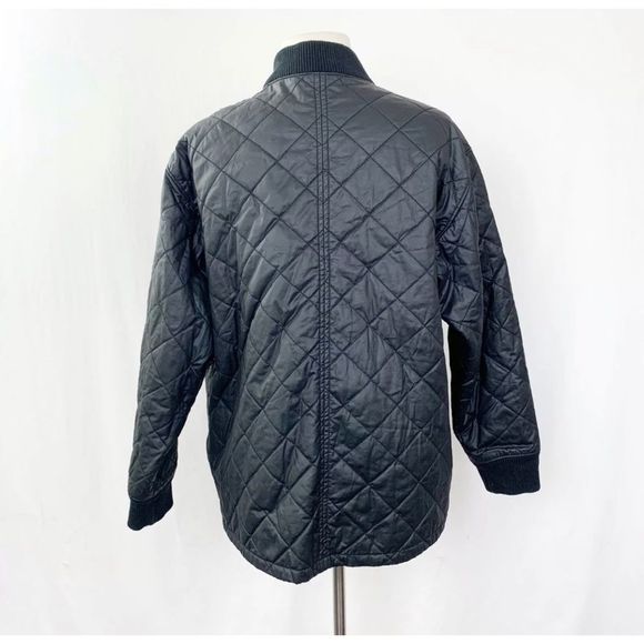 Madewell Session Jacket Large Black Coat Bomber - Picture 6 of 8